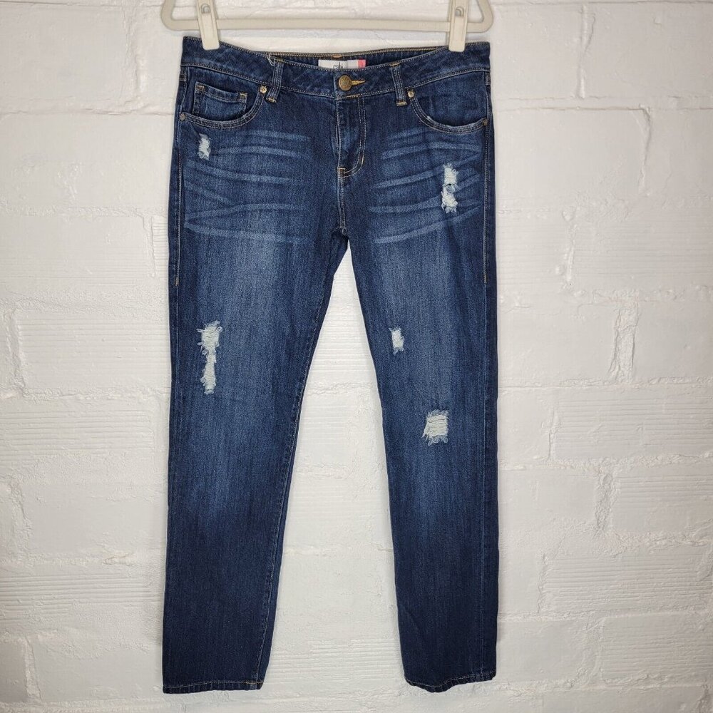 Cabi Jeans Women's Size 8 Jeans Slim Boyfriend Distressed - Picture 1 of 6